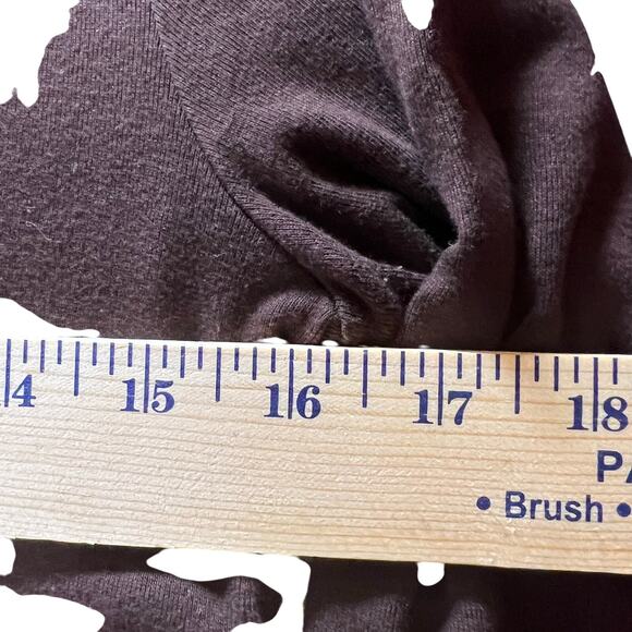 Chaps top women’s size medium petite brown long sleeve shirt VTG Y2K - Picture 5 of 5